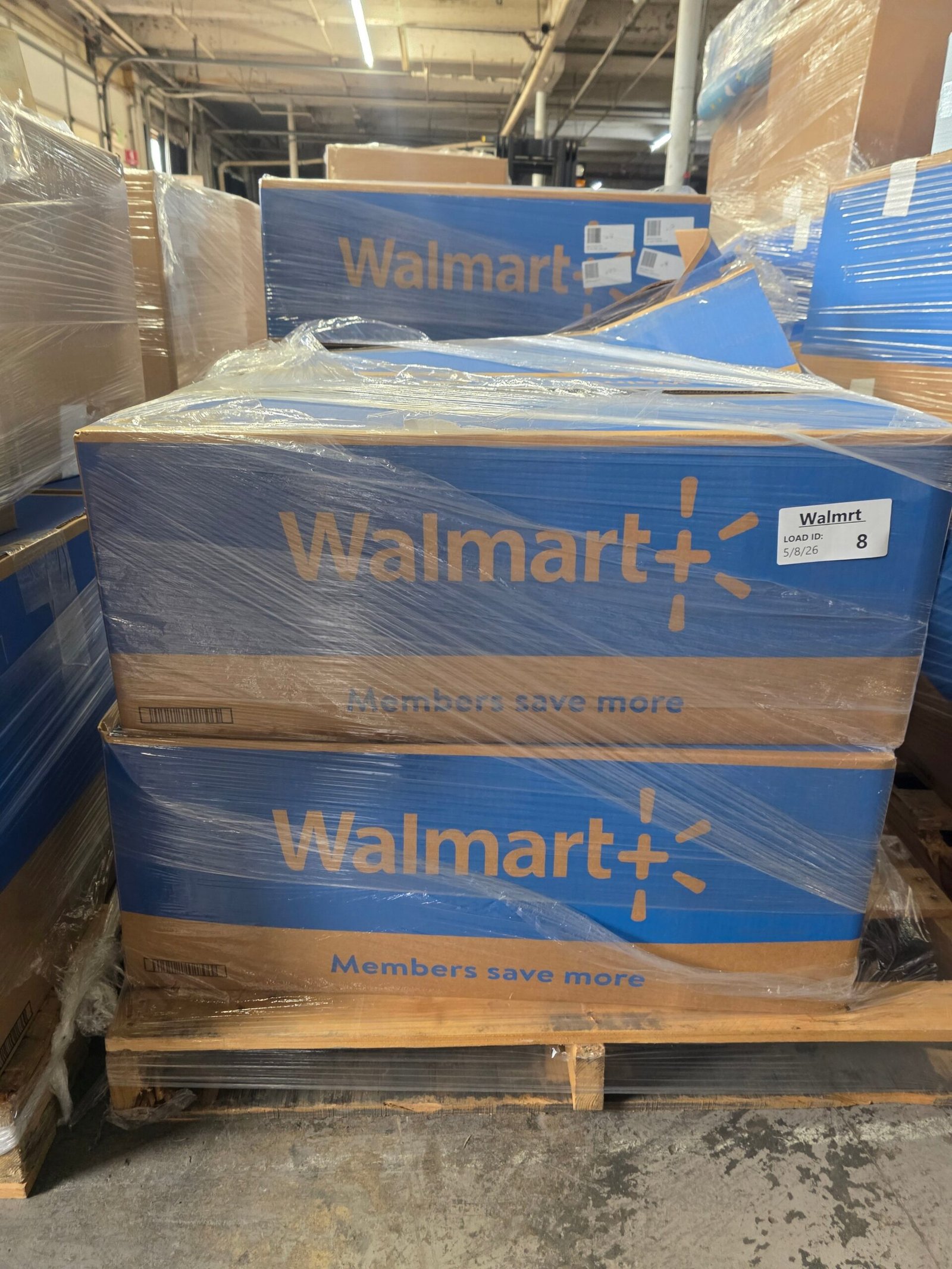 Walmart GM & Food Box Pallet – Mixed General Merchandise Resale Load
