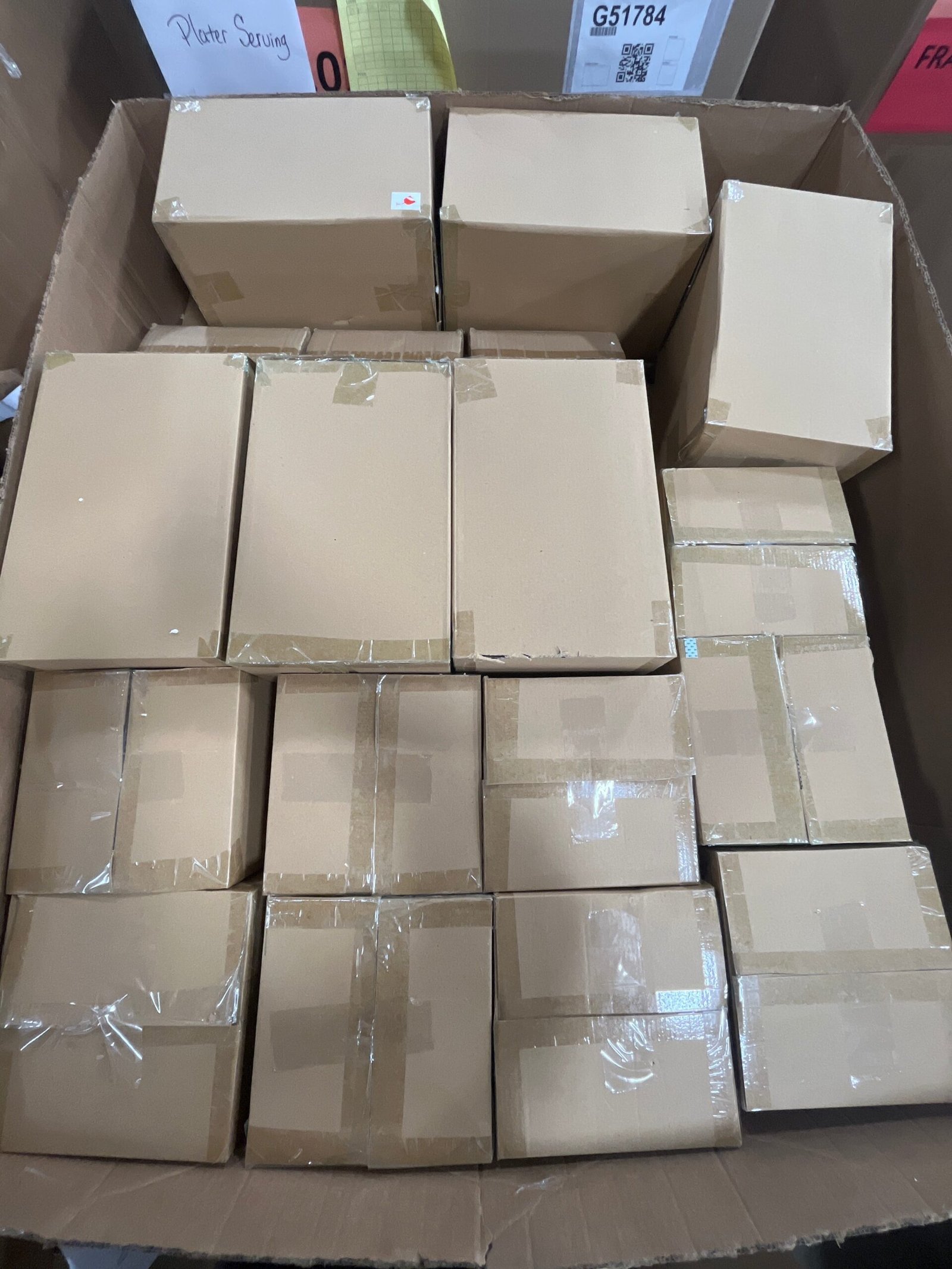 Assorted Large White Vases Pallet
