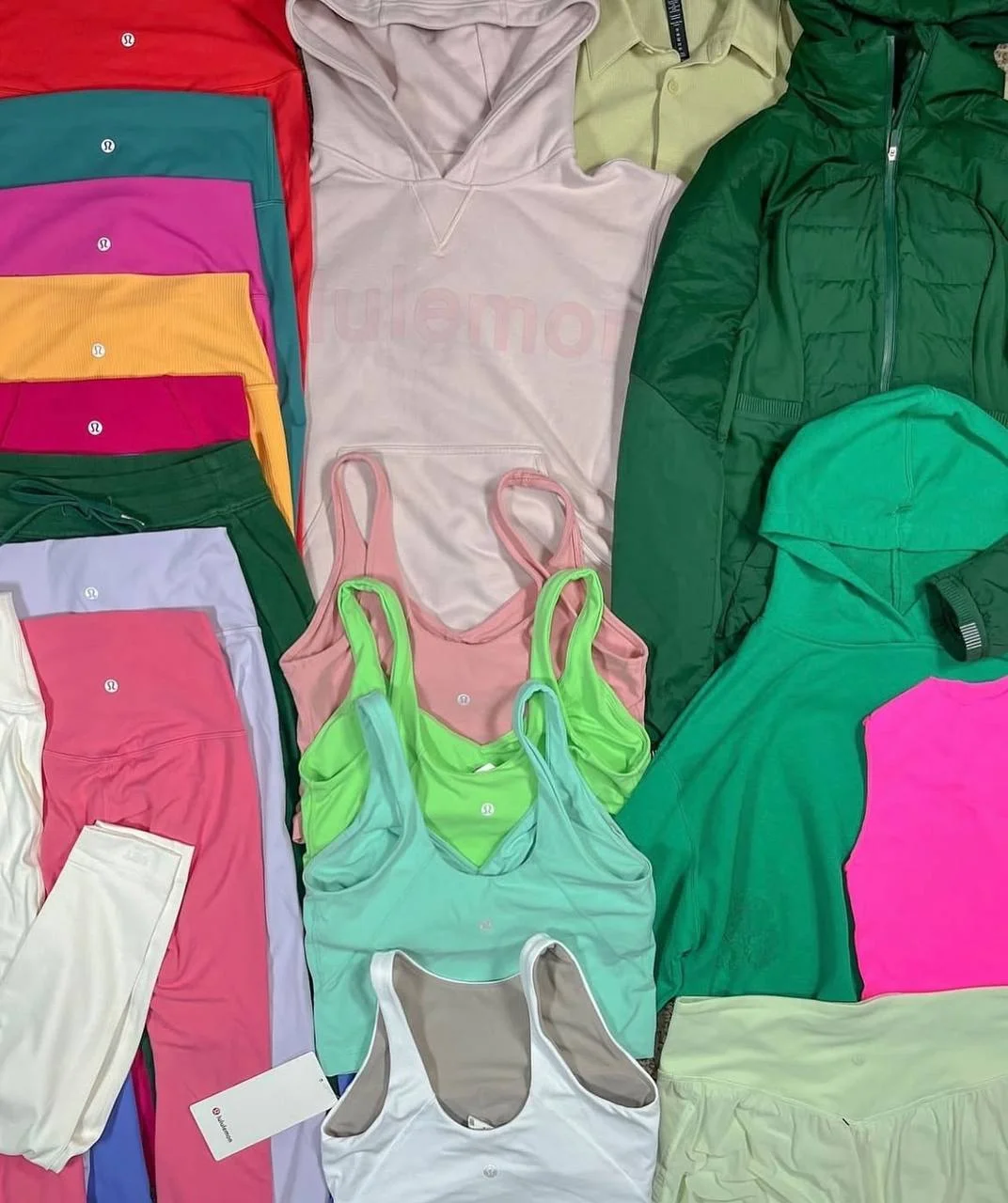 Lululemon clothing pallet