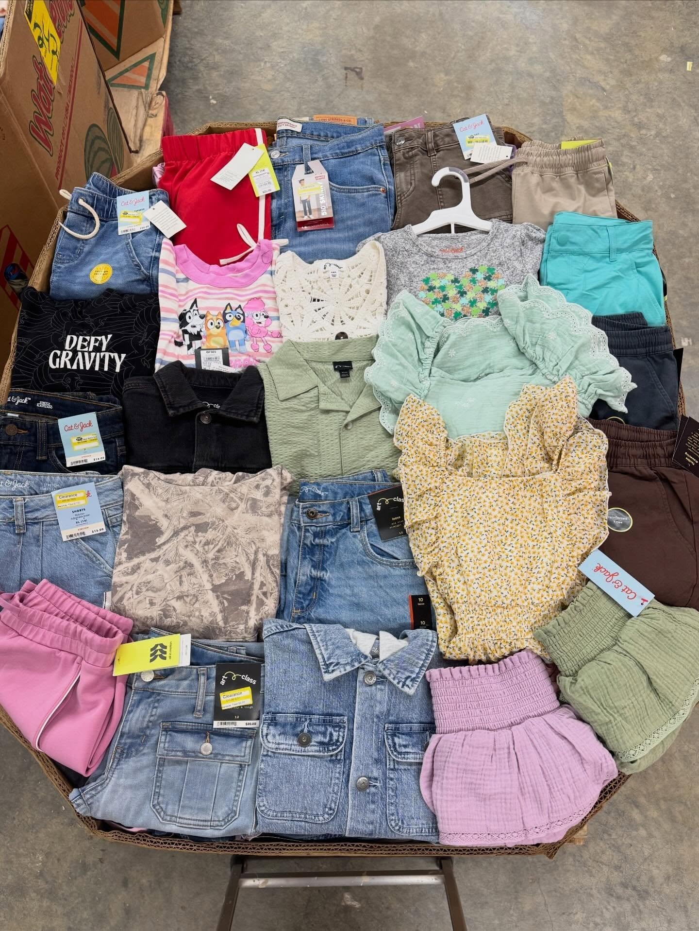 Girls Clothing Pallets (Bulk Wholesale – 200+ Pieces)