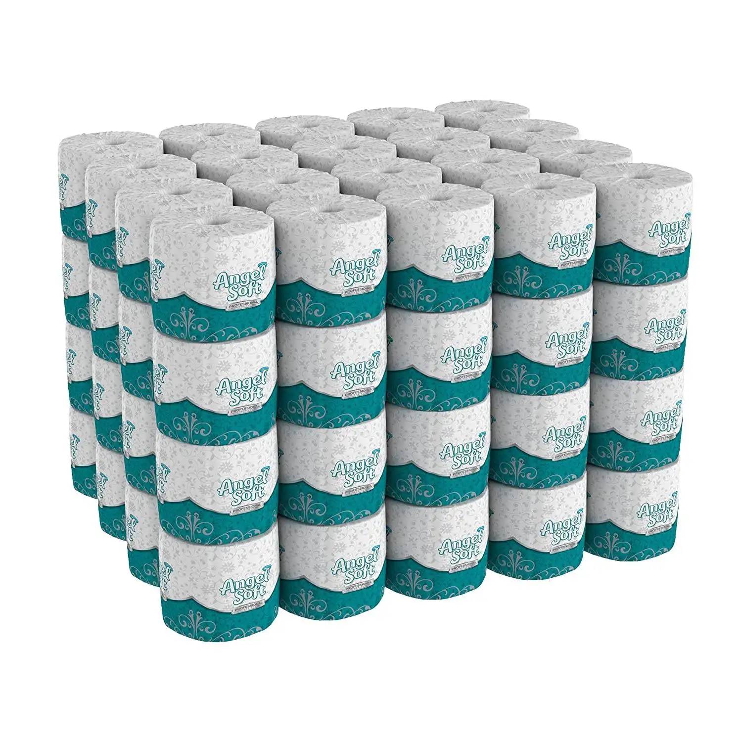 Angel Soft Professional Series 2-Ply Embossed Toilet Paper by GP PRO (Georgia-Pacific), 16880, 450 Sheets Per Roll, 80 Rolls Per Case, White Pallet