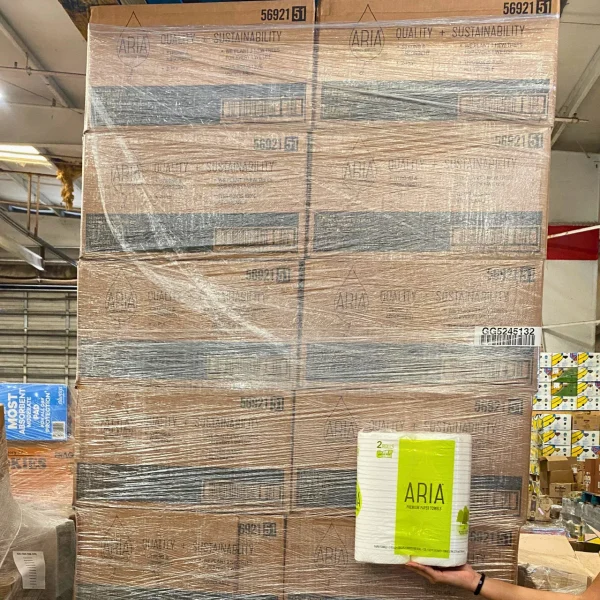 Aria toilet paper – 138 SHT – 2 PLY (192 Pcs Pallet)