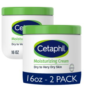 Cetaphil moisturizing cream for dry to very dry skin, 16 oz two-pack