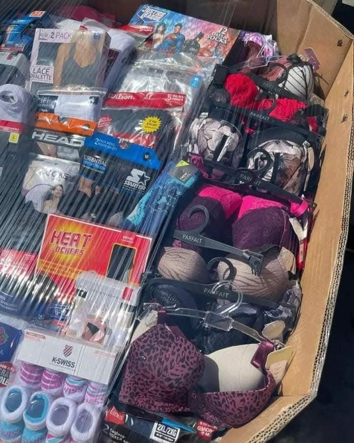 Bras and Panties Liquidation Pallet