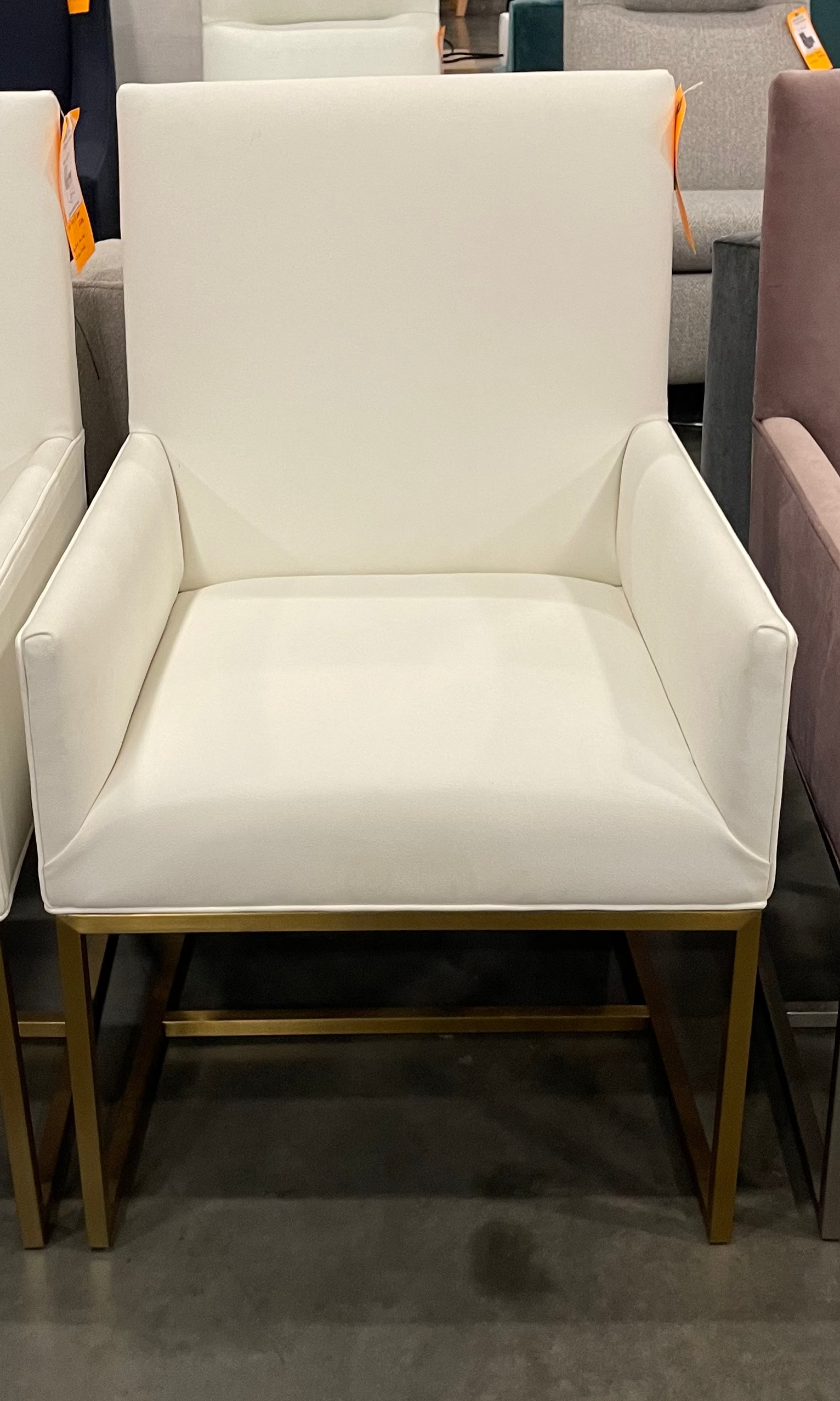 Mitchell Gold + Bob Williams Vegan Leather Armchair Pallets