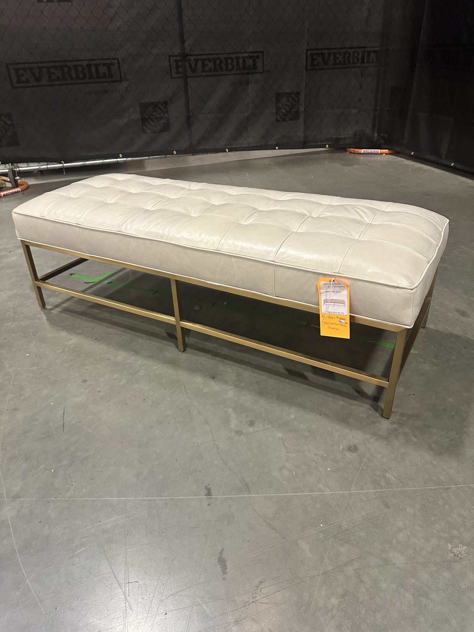 Mitchell Gold + Bob Williams Bench Ottoman Pallet