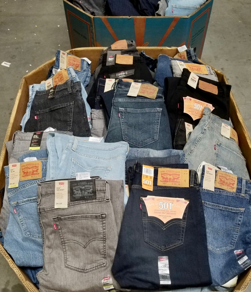 Wholesale jeans liquidation pallet