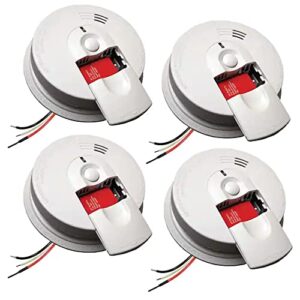 Kidde FireX i4618AC hardwired smoke alarm 4-pack