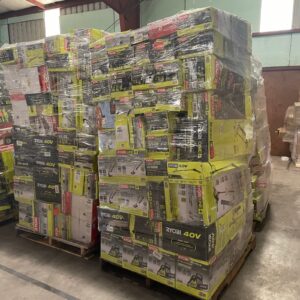 Ryobi Tools Truckload: 24+ Pallets of ONE+ Power Tools