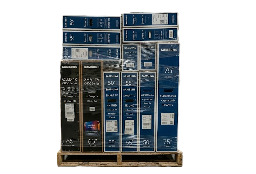 Samsung Smart TV Shelf Pull & Overstock Pallet