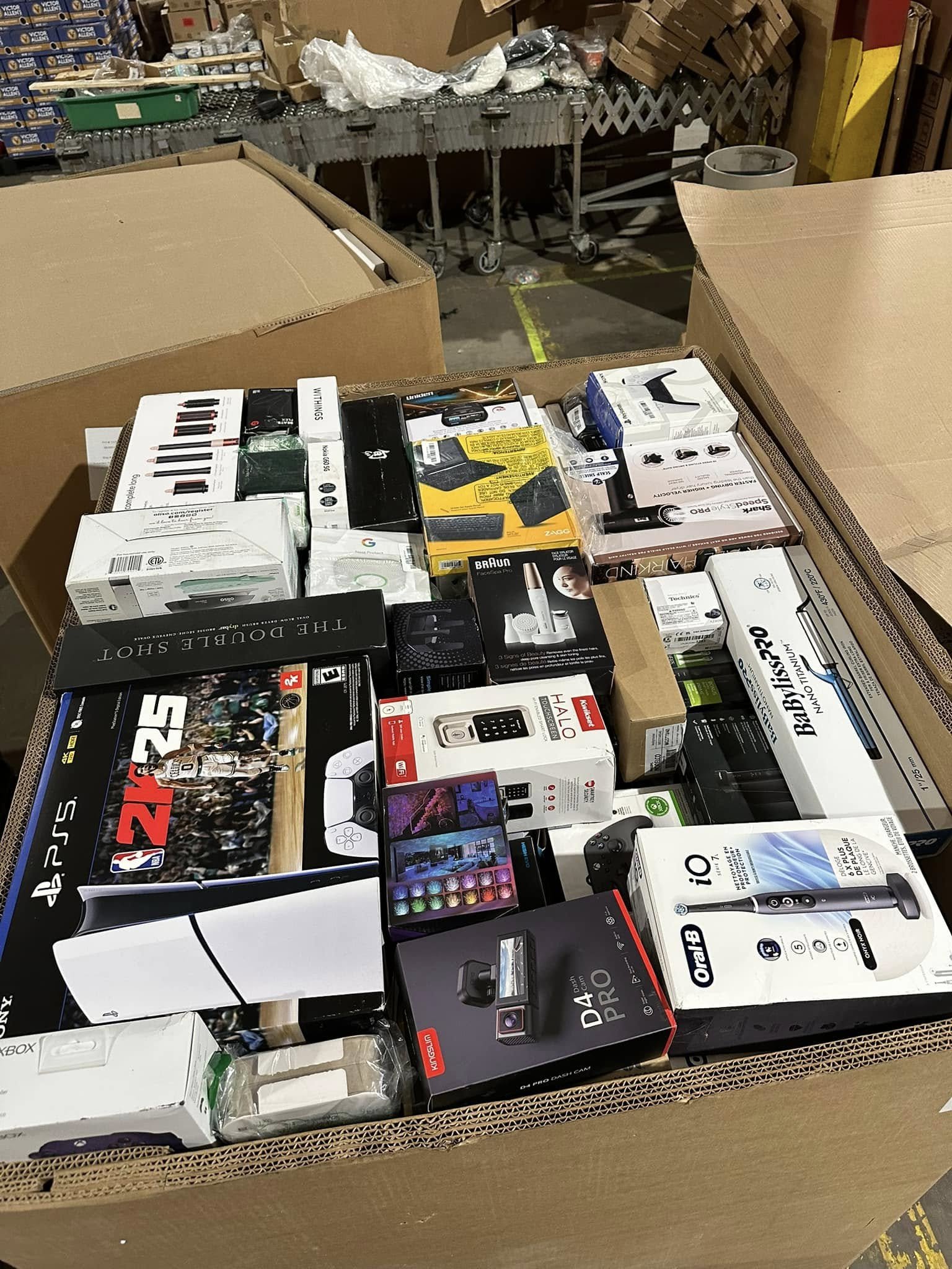 Amazon High-End Electronics Truckload: Full Trailer of Premium Tech