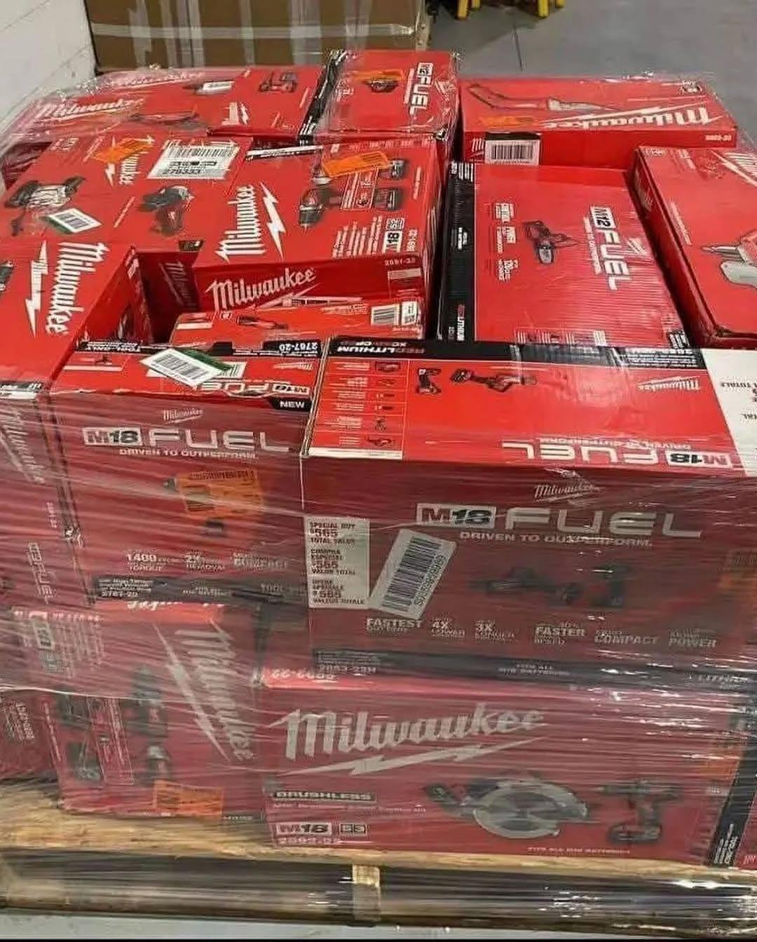 Milwaukee Tool Pallets