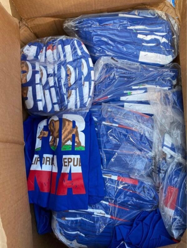California Republic Bulk T-Shirts – 8,000 Pcs Available Pallet