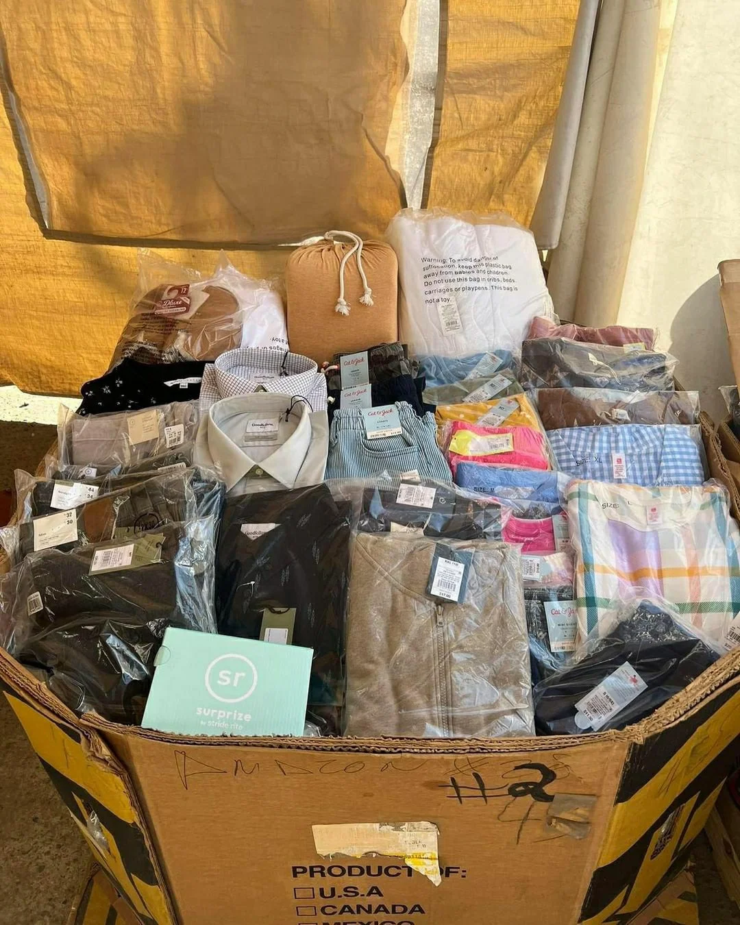 Clothing pallet – wholesale clothing pallets
