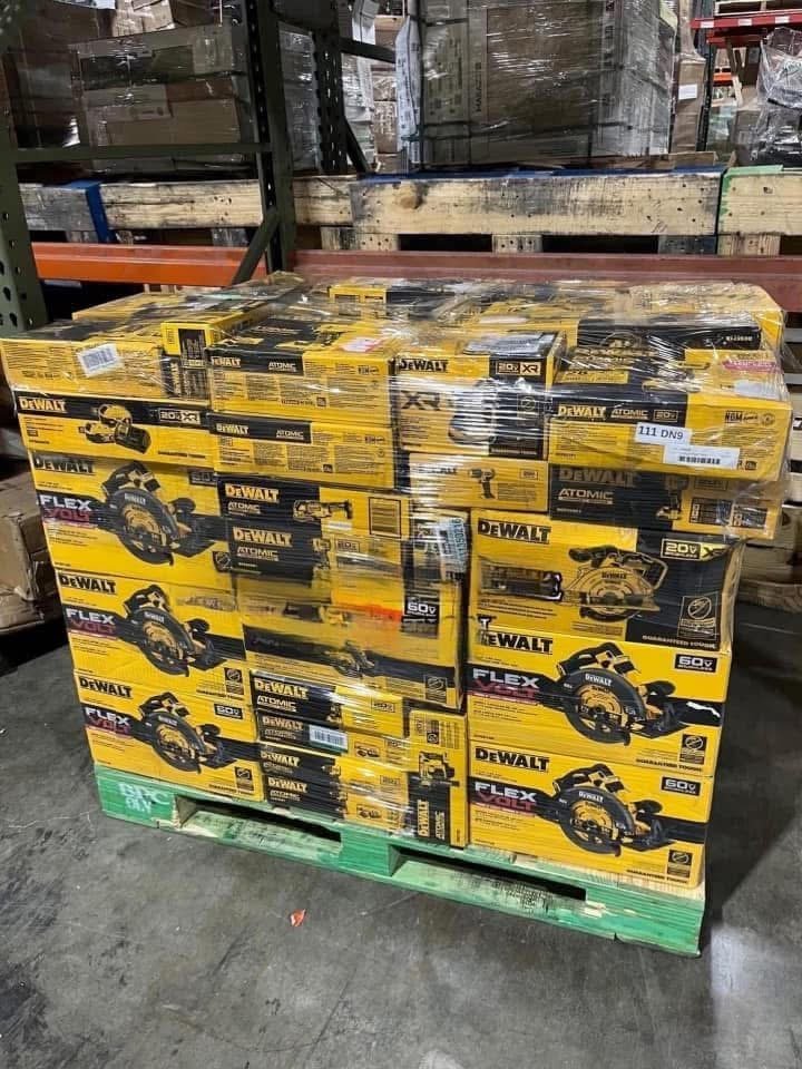 Wholesale DeWALT Tool Pallet (50 Pieces)