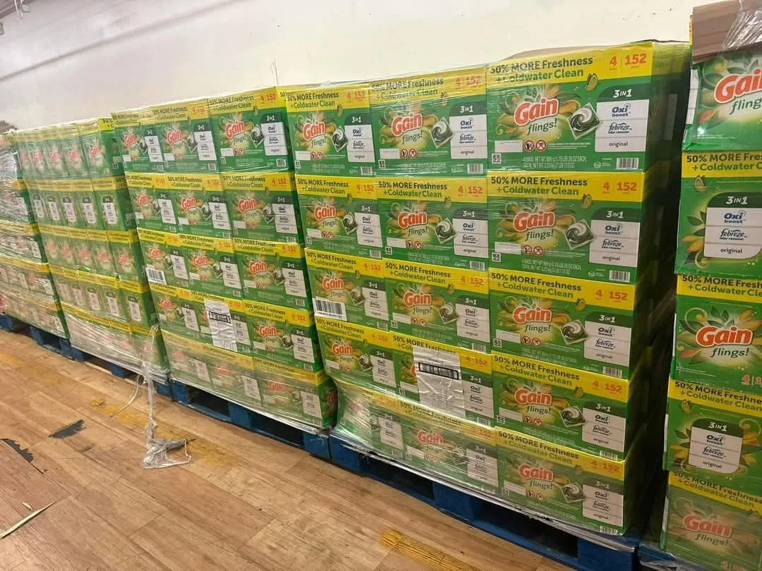 Gain Flings 3-in-1 Laundry Detergent Pacs Pallet