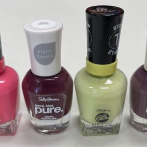 Sally Hansen Miracle Gel & Pure Vegan Nail Polish Pallet: 4 Shades