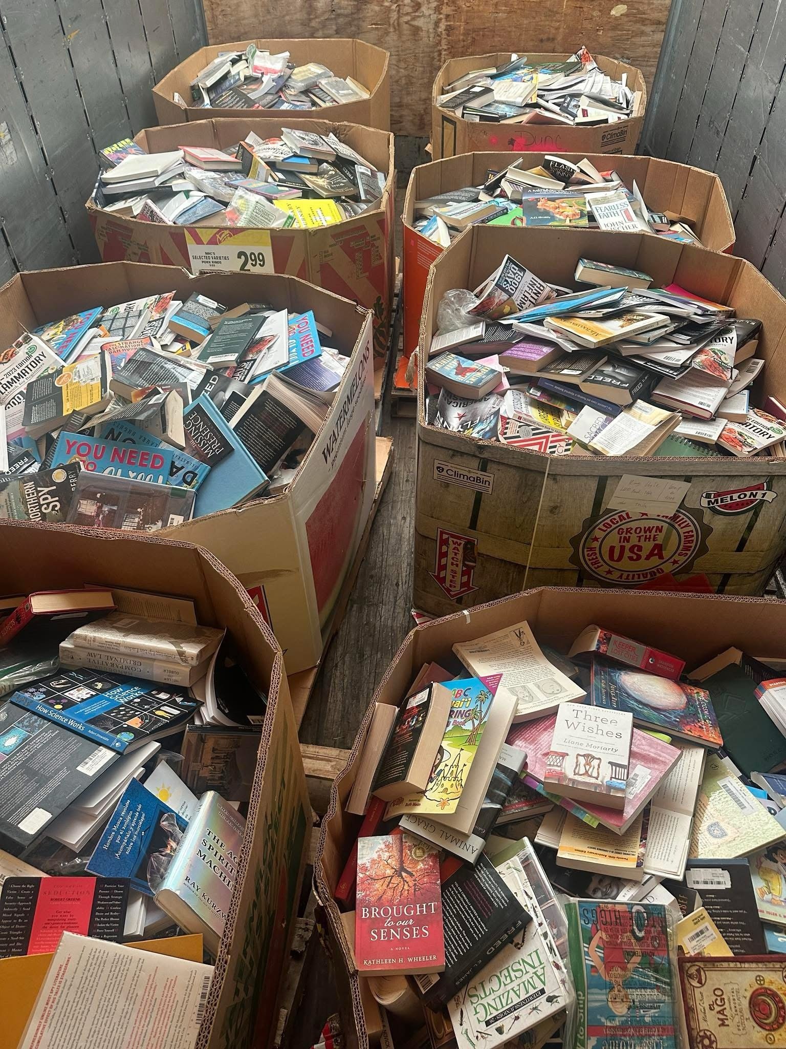 Mixed Books Pallets | 900–1000 Books Wholesale Liquidation Bulk Deals