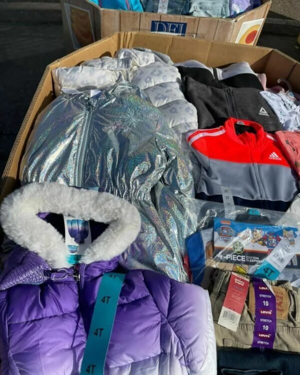 Kids Clothes Pallets: 600 Pieces for Your Store