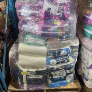 Toilet Paper Pallet: 1920 Rolls of Factory-Sealed Bath Tissue