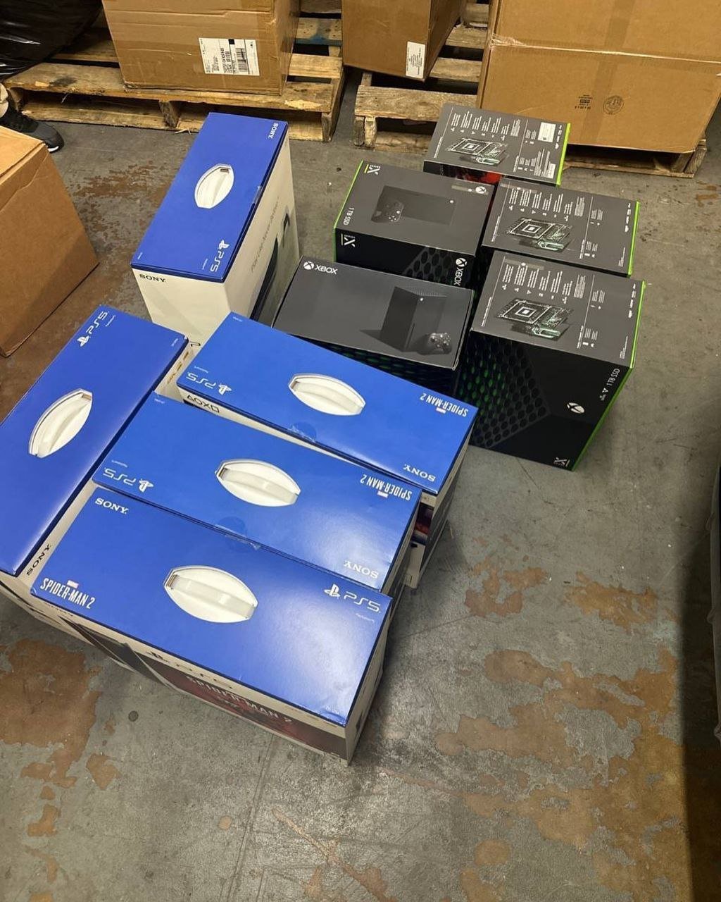 GIANT Xbox PS5 Pallets: 100s of Gaming Consoles