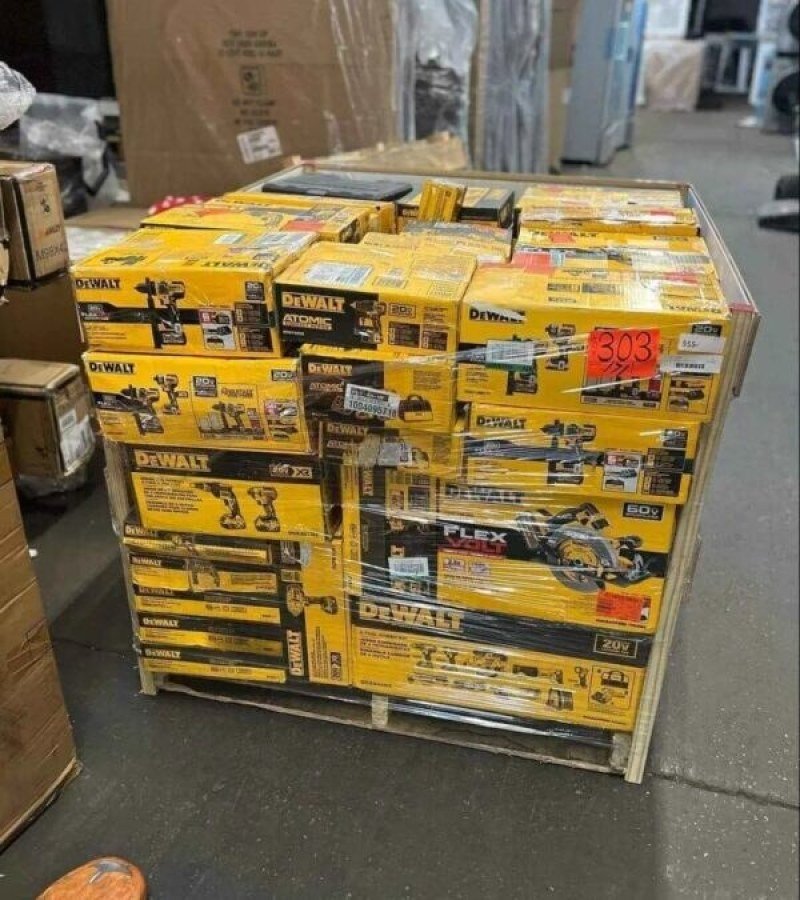 100 Units: DeWalt Tools Pallet (Medium Lot)
