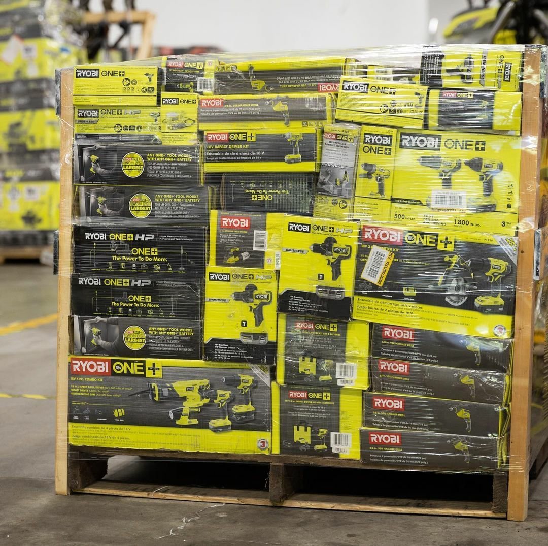 Home Depot Tool Pallet: Assorted Power Tools & Hardware Return Load