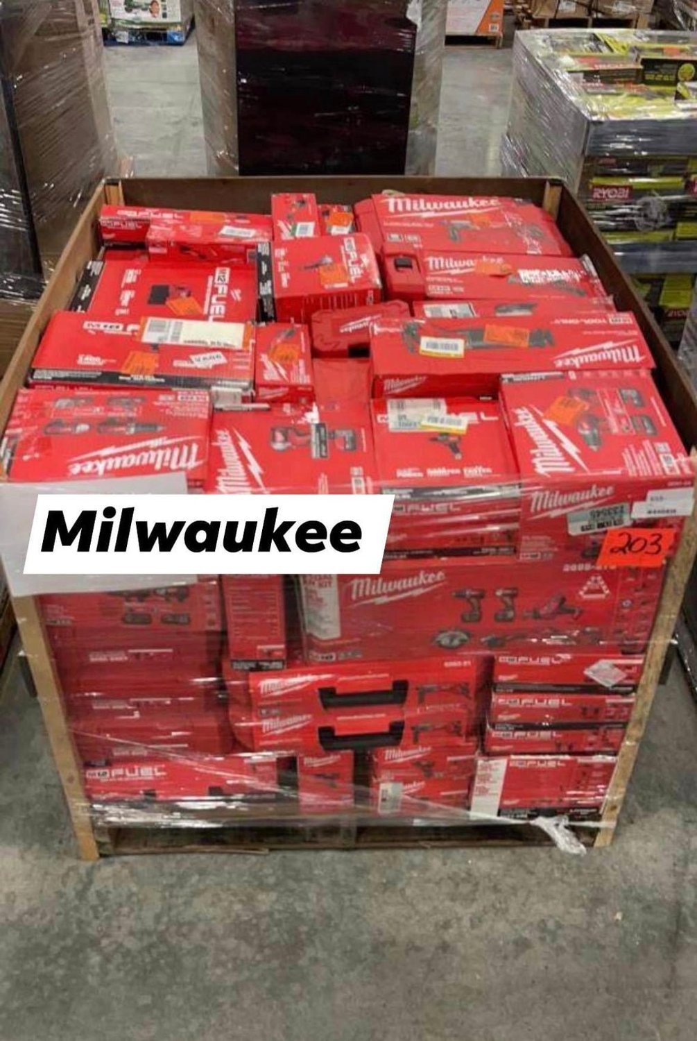 Milwaukee Tools Pallet For Sale: Wholesale M18 & M12 Liquidation Lot