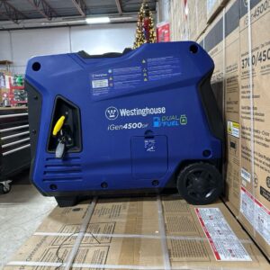 Westinghouse WGen4500DF Dual Fuel Portable Generator – Open-Box Unit