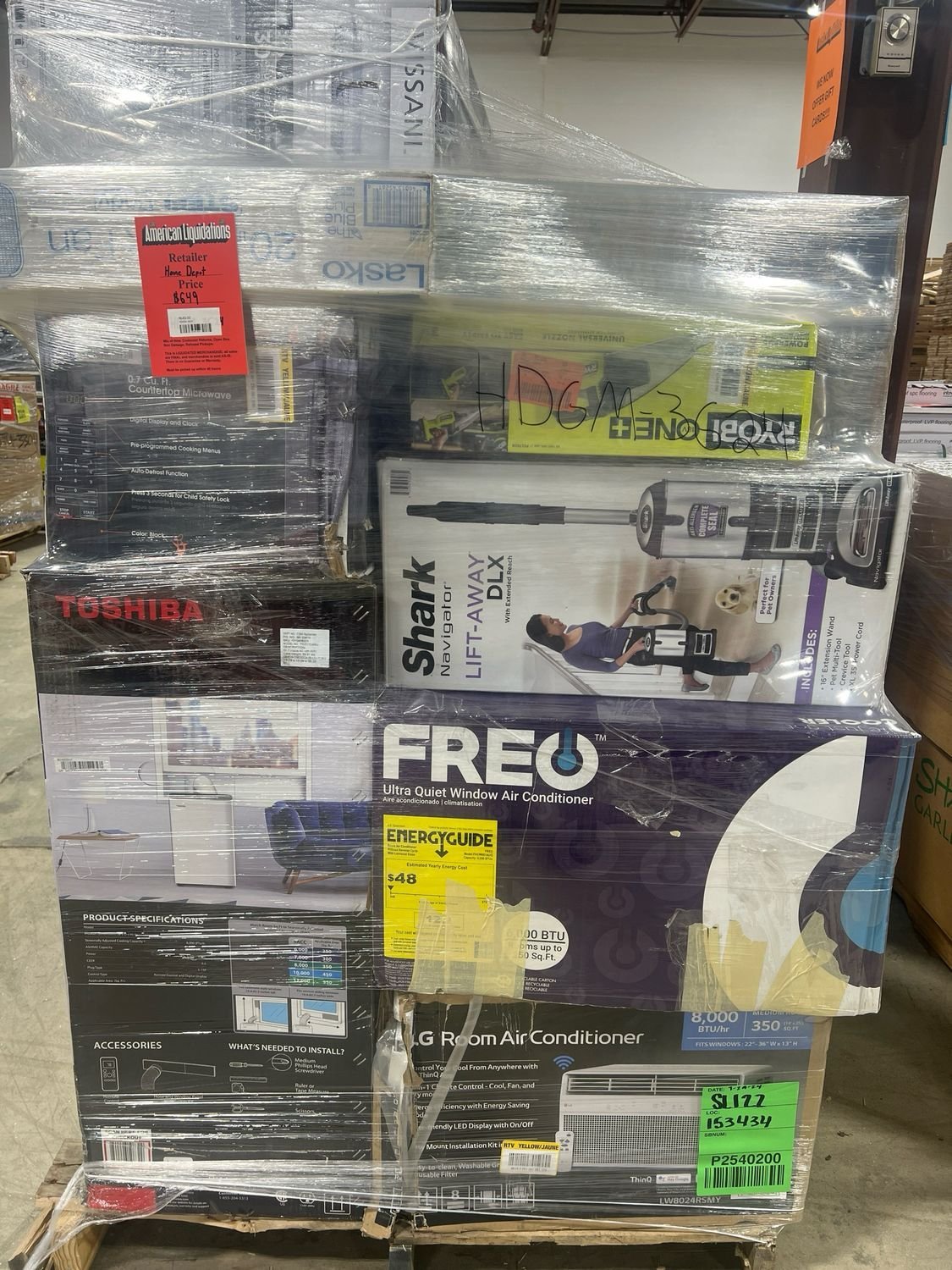 Home Depot General Merchandise Pallet: Resale-Ready Home & Kitchen Load
