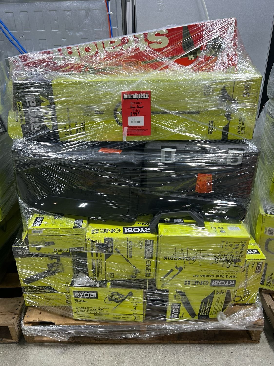 Home Depot Power Tool Pallet HDT-3401: Assorted Brand-Name Tool Lot