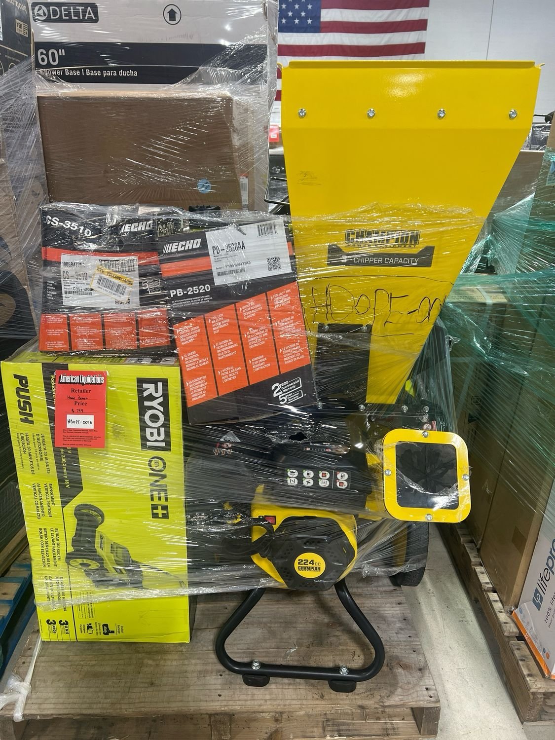 Home Depot Power Tool Liquidation Pallet (HDOPE-0016): 35+ Mixed Tools