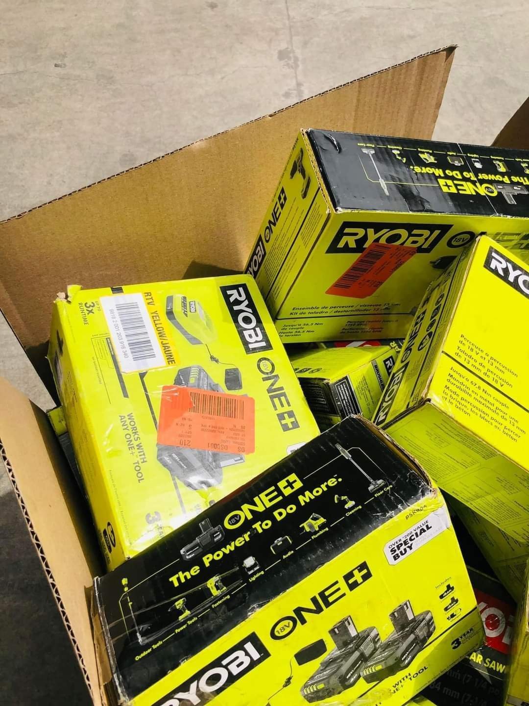 Ryobi Wholesale Tool Pallet – Mixed Power Tools & Outdoor Gear