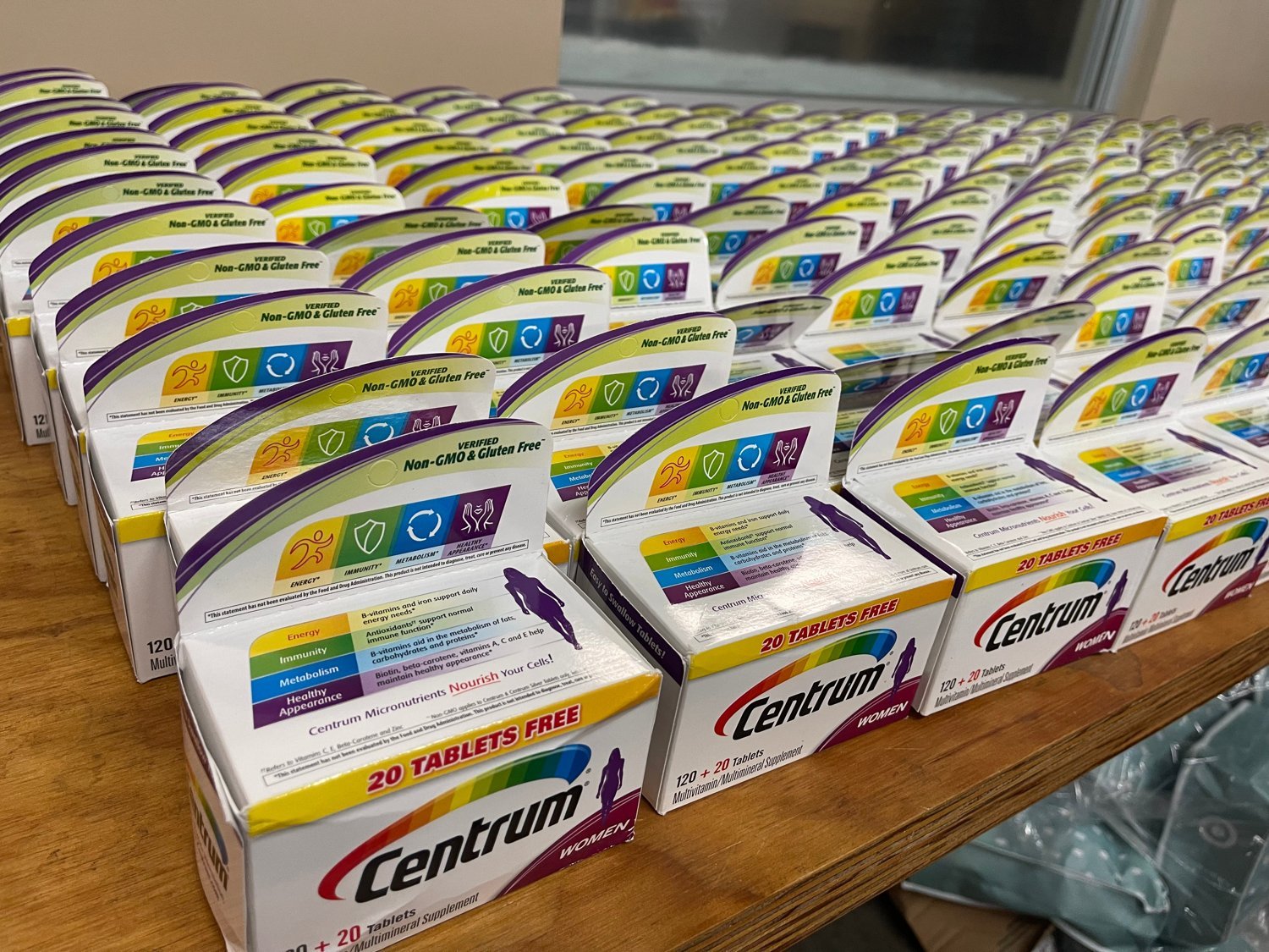 Lot of 65 Centrum Women Multivitamin Bottles (140 Tablets Each): Liquidation Close-Out